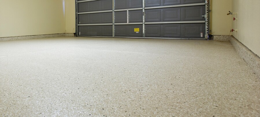 Garage floor painting by Pittsburgh Floor Coatings