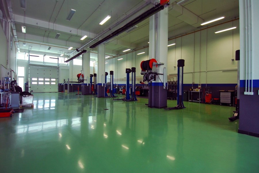 Auto Shop Floor Coating by Pittsburgh Floor Coatings